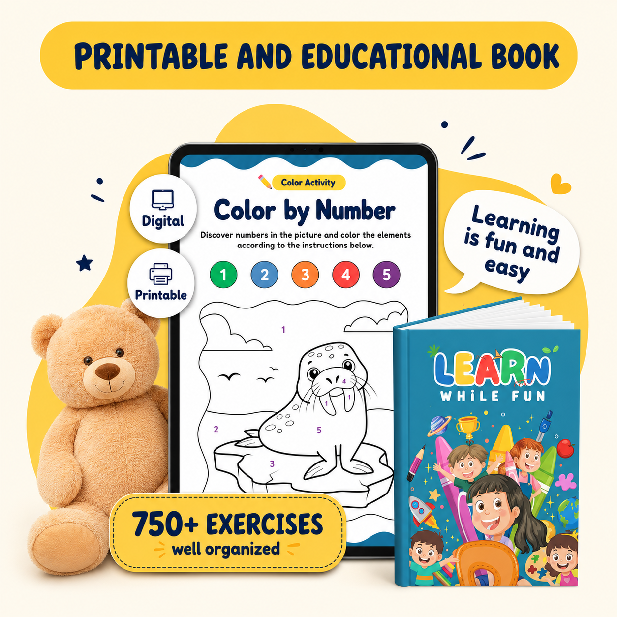 Complete Printable Learning Bundle for Kids