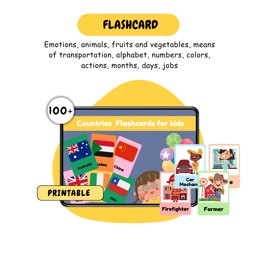 100+ Educational Flashcards for Kids